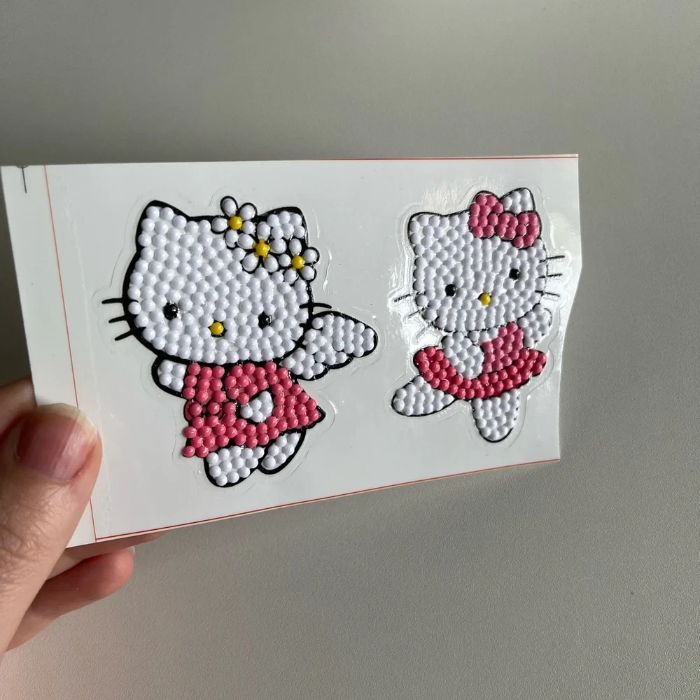 Hello Kitty Diamond Dot Stickers - set of two - Picture 2 of 6